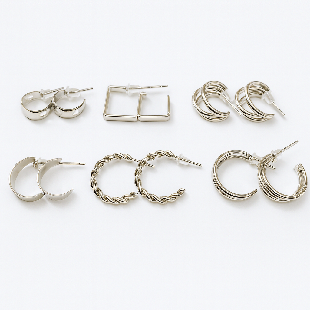 Minimalist Everyday Hoop Earring Collection
