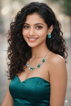 Enamel Finish Necklace & Earrings Set