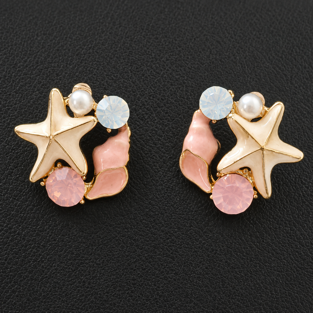 Ocean Star Anti-Tarnish Steel Earrings for Women