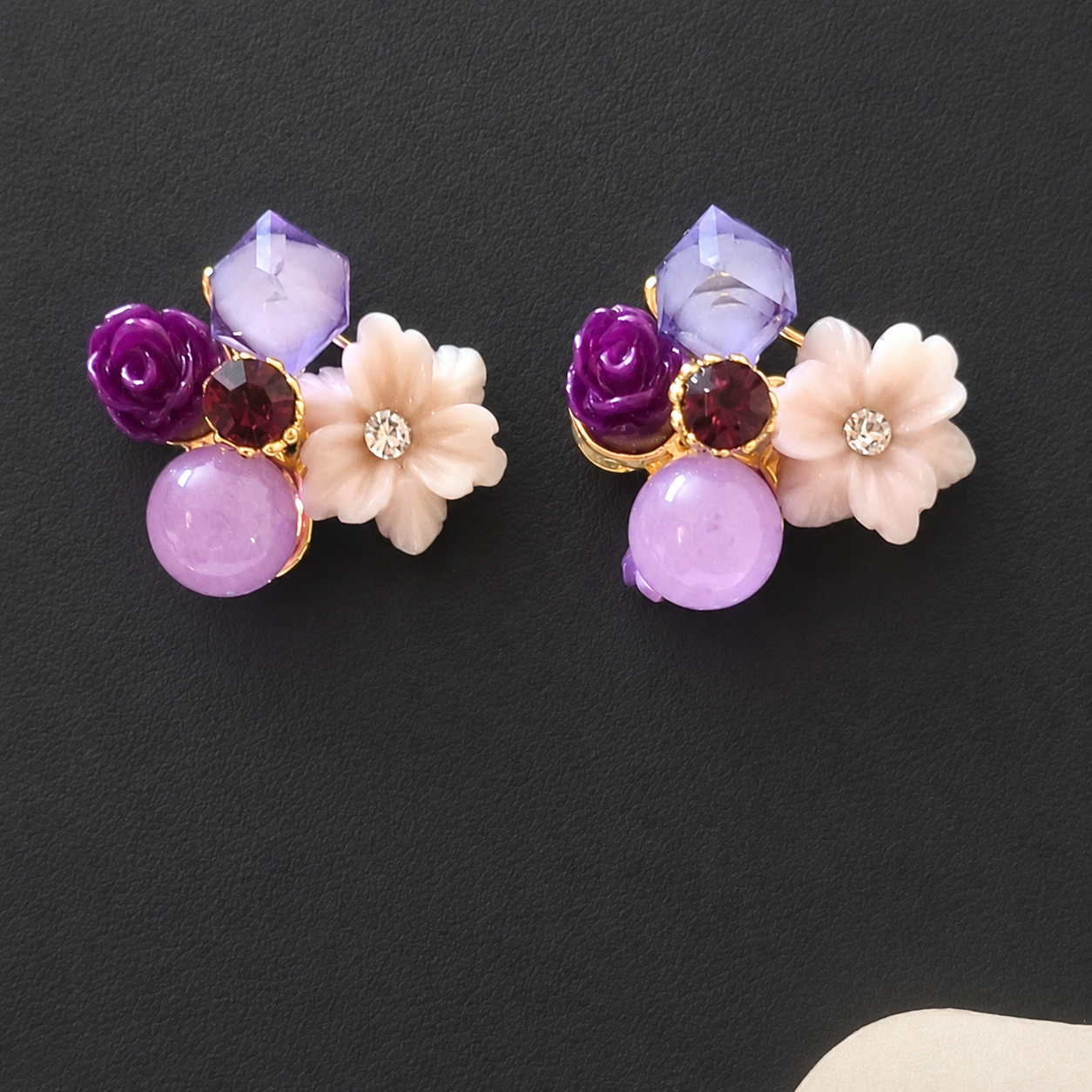 Pastel Bloom Anti-Tarnish Steel Earrings