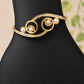 Zyraah Golden Pearl Swirl Anti-Tarnish Bracelet