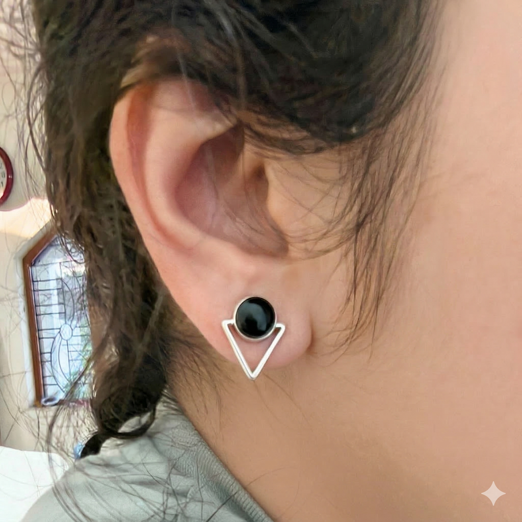 Trendy Geometric Earrings Set - 6 Pairs