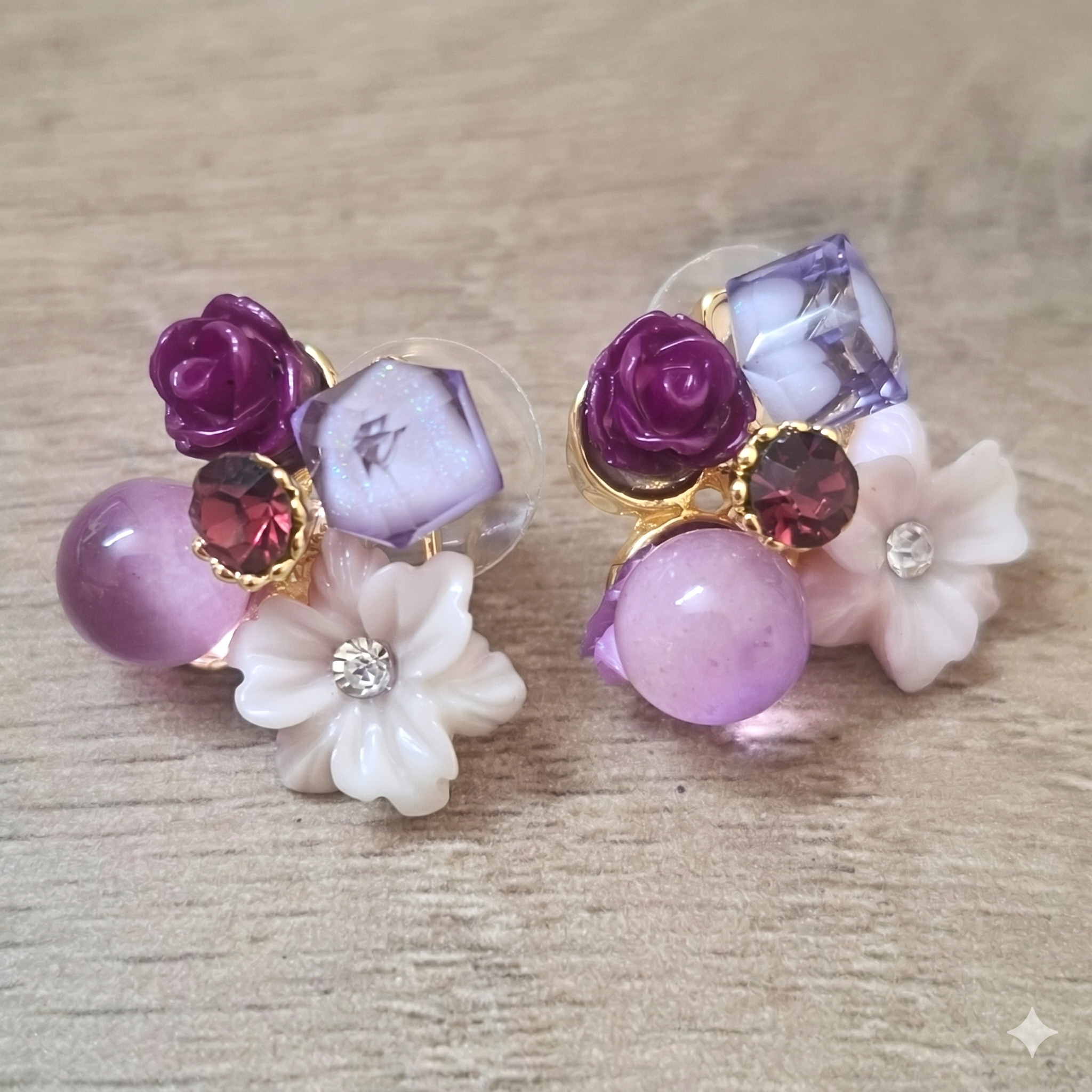 Pastel Bloom Anti-Tarnish Steel Earrings