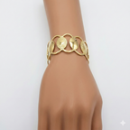 Spiral Earrings with Statement Bracelets – 3 Piece Jewelry Combo
