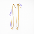 Elegant Bow Charm Jewelry Set (5-in-1 Combo) – 2 Necklaces & 3 Stud Earrings