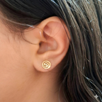 Minimal Gold Charm Bracelet with 3-Pair Stud Earrings Set (Stainless Steel | 316L | Waterproof)