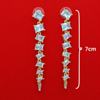 Radiant Cascade Drop Earrings (Anti-Tarnish | Premium Finish)