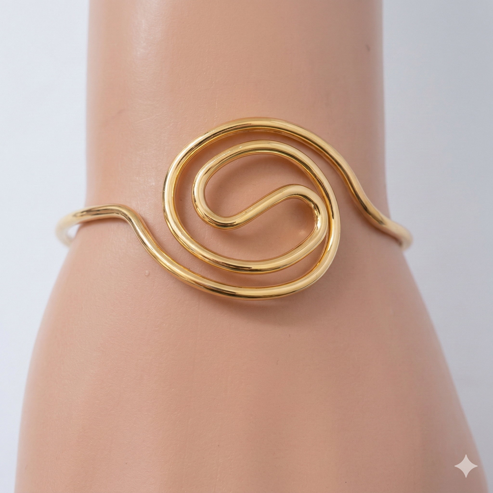 Statement Gold Bracelet 3-Piece Set