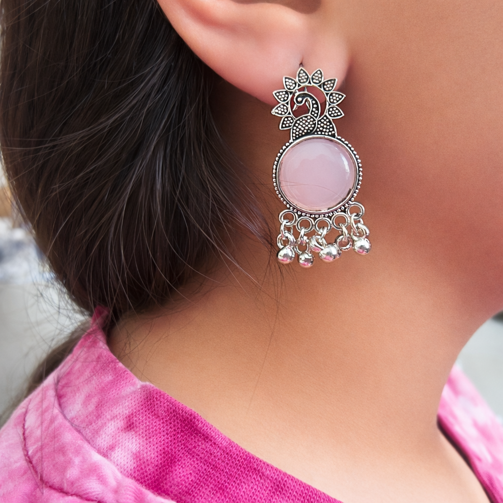 Vintage Oxidized Earrings - Combo of 5 Unique Designs