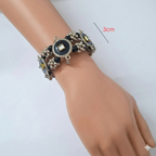 Ethnic Oxidized Charm Bracelets – Set of 2
