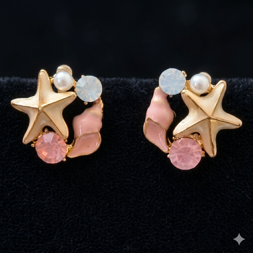Ocean Star Anti-Tarnish Steel Earrings for Women
