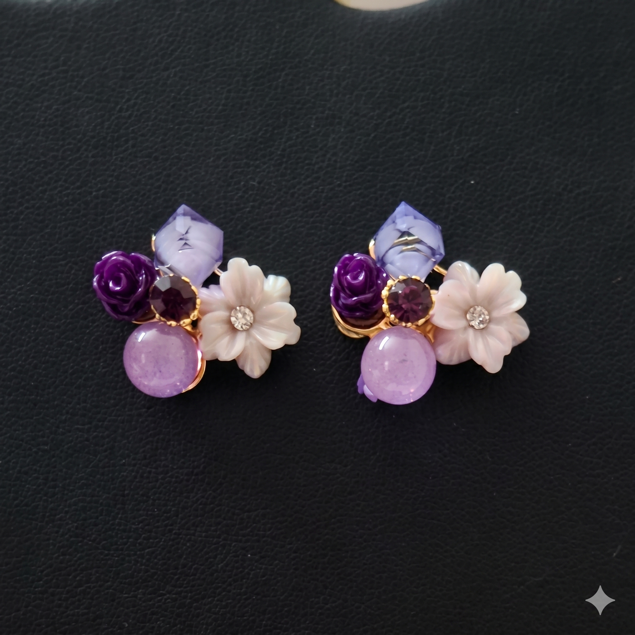 Pastel Bloom Anti-Tarnish Steel Earrings