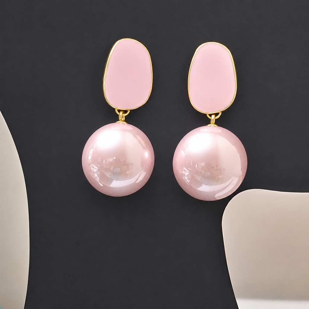 Anti-Tarnish Faux Pearl Drop Earrings