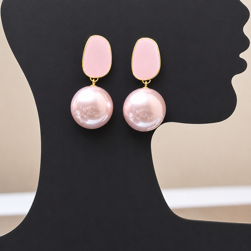 Anti-Tarnish Faux Pearl Drop Earrings