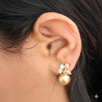 Pearl & Crystal Stud Combo (Set of 2) – S925 Post | Everyday Luxe Earrings