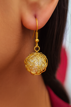 Pearl Elegance Earring Combo (Set of 3) – Gold Floral Stud, Silver Pearl Drop & Gold Wire Danglers