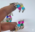 Ethnic Oxidized Charm Bracelets – Set of 2