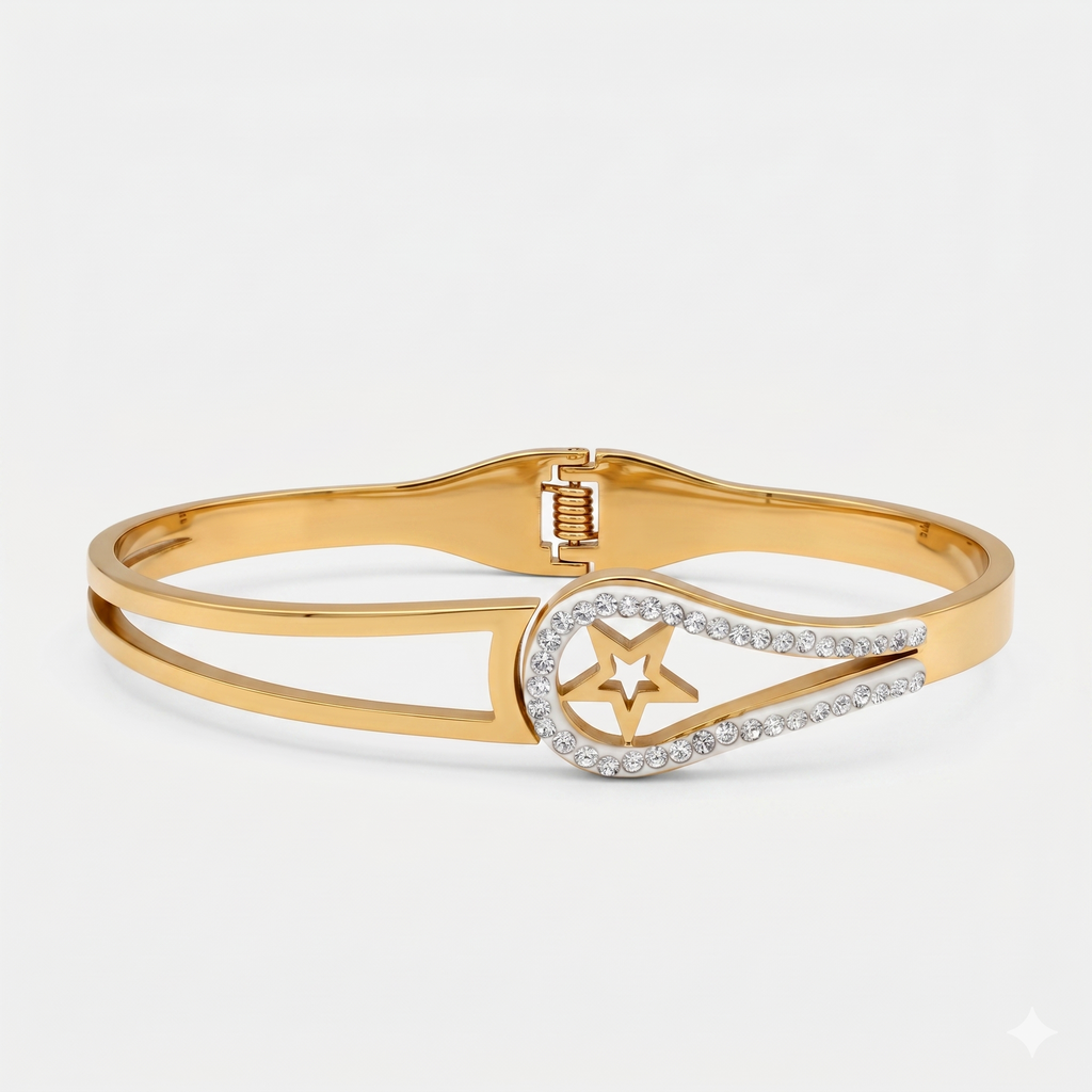 Celestial Star Anti-Tarnish Stainless Steel Bracelet for Women