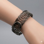 Spiral Earrings with Statement Bracelets – 3 Piece Jewelry Combo